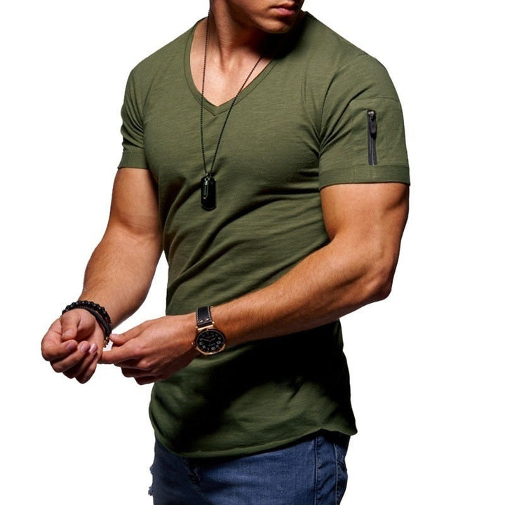 Roven | Men's V-Neck Tee with Arm Pocket