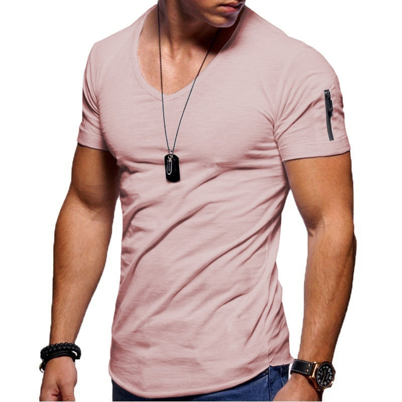 Roven | Men's V-Neck Tee with Arm Pocket