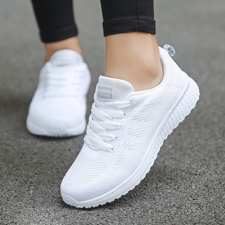 Jenson | Men's White Trainers for Everyday Comfort