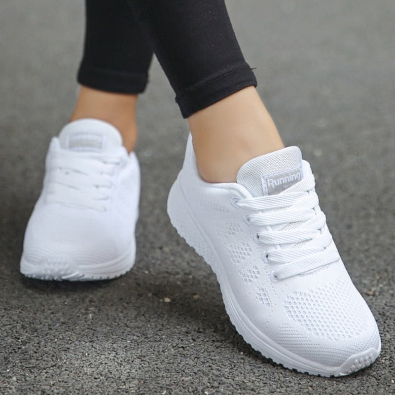 Jenson | Men's White Trainers for Everyday Comfort