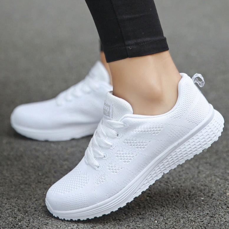Jenson | Men's White Trainers for Everyday Comfort