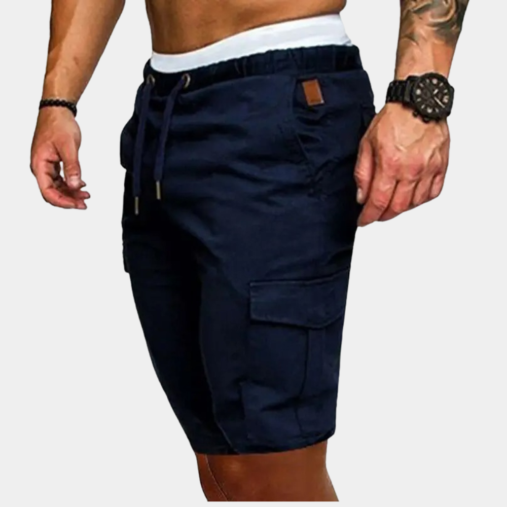 Roven | Men's Cargo Shorts with Drawstring Waist