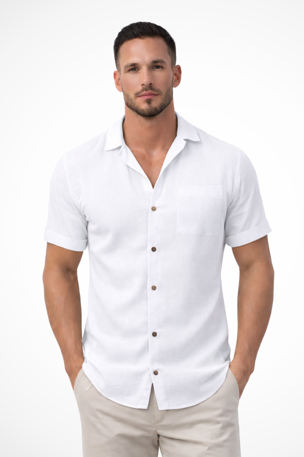 Rafael | Men's Linen Shirt for Summer Days