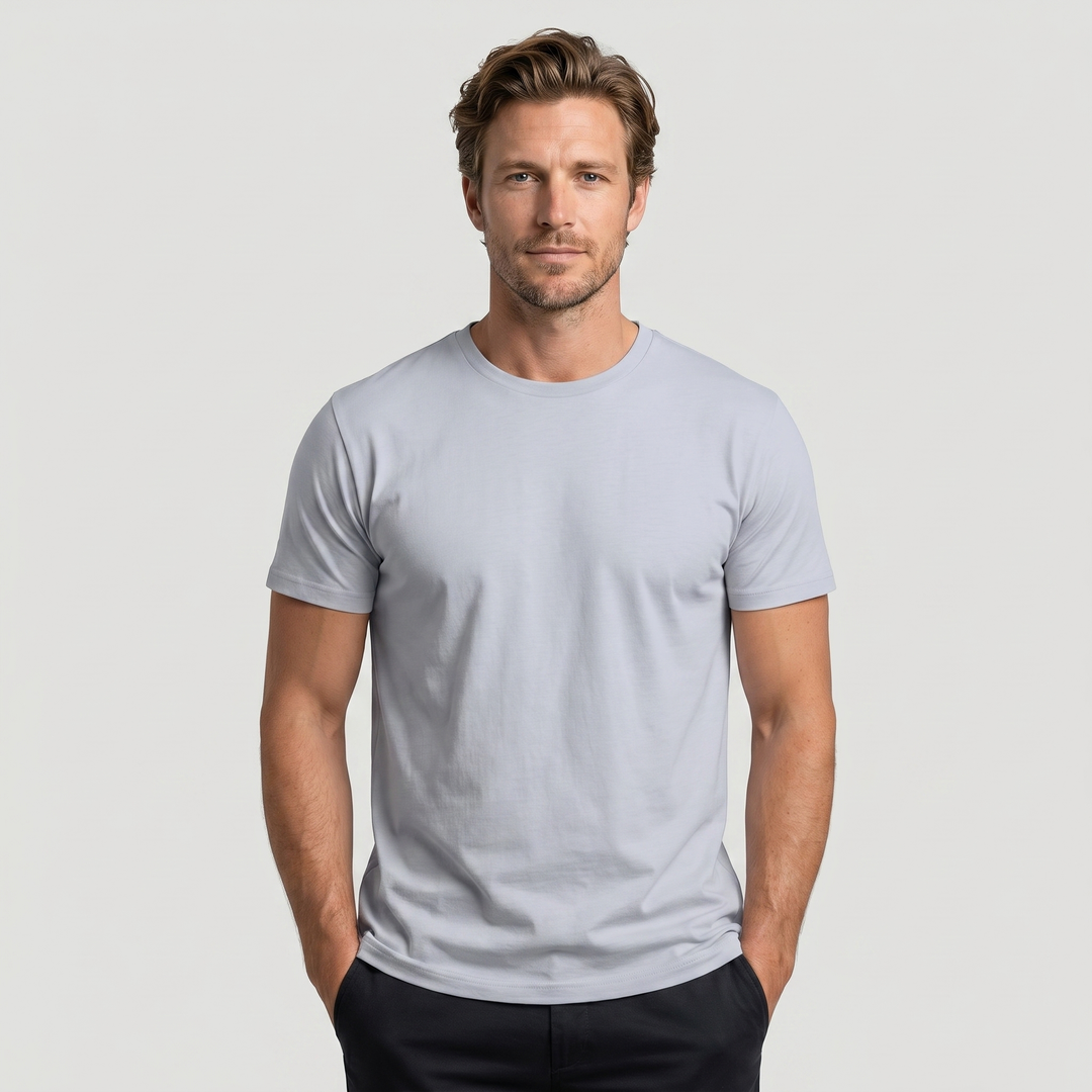 Camden | Breathable Crew Neck T-Shirt in a Regular Everyday Fit