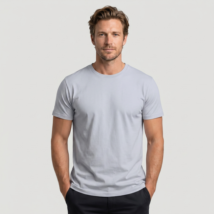 Camden | Breathable Crew Neck T-Shirt in a Regular Everyday Fit