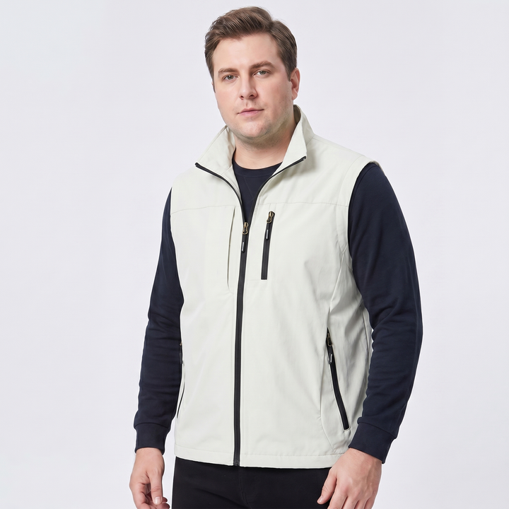 Charles | Men's Multi-Pocket Breathable Cargo Gilet for Active Outdoor Wear