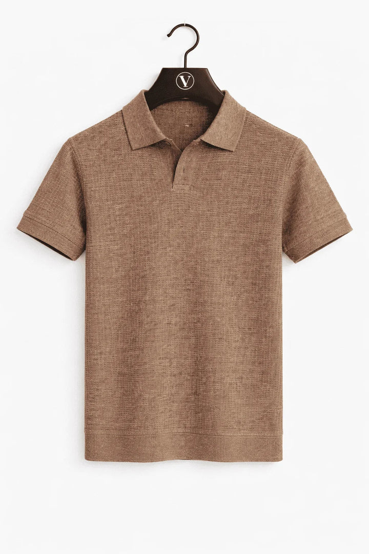 Roven | Men's Polo Shirt in Classic Beige
