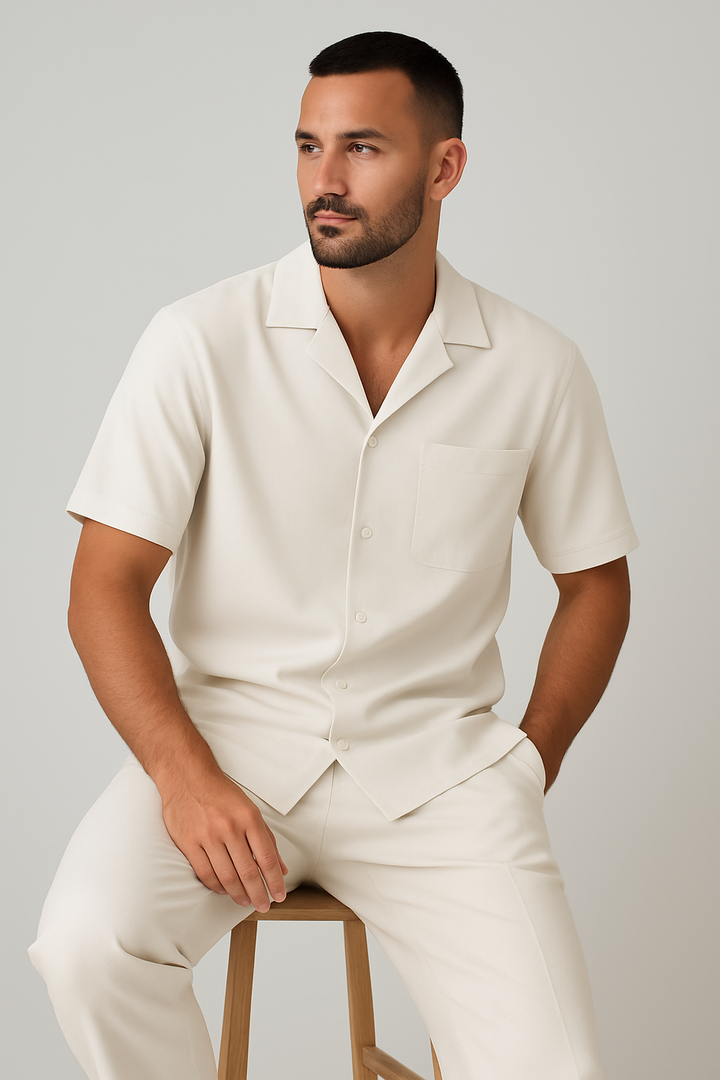 Rafael | Men's Relaxed Shirt and Trousers Set for Easy Style