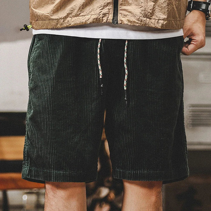 Fletcher | Men's Corduroy Shorts with Drawstring Detail