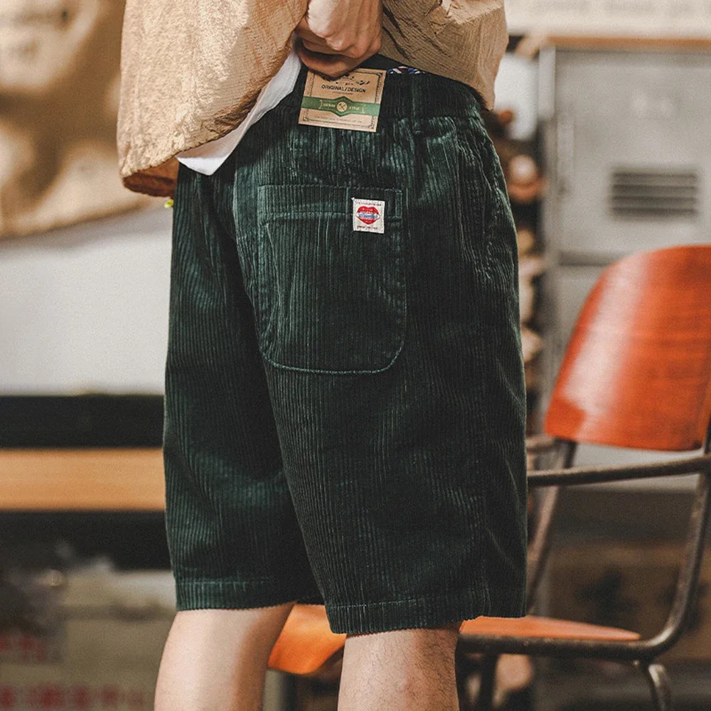 Fletcher | Men's Corduroy Shorts with Drawstring Detail