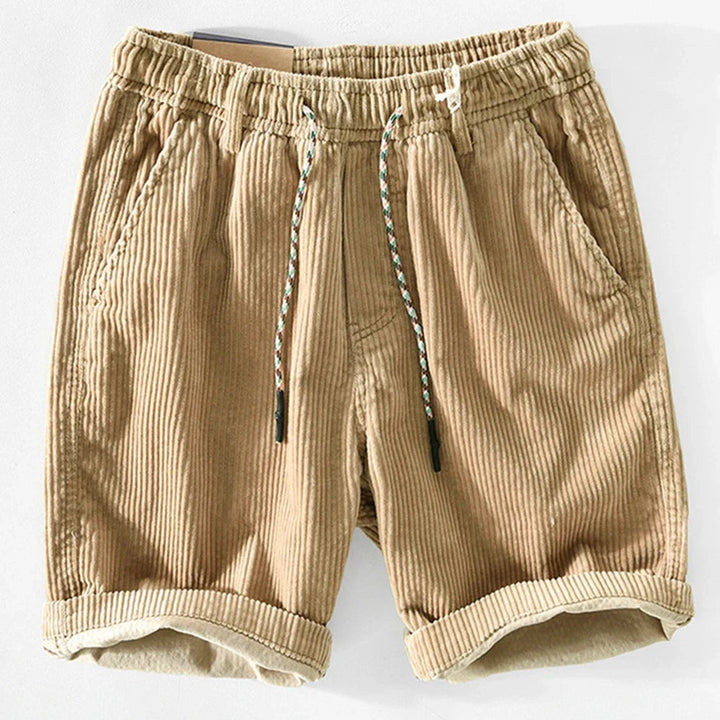 Fletcher | Men's Corduroy Shorts with Drawstring Detail