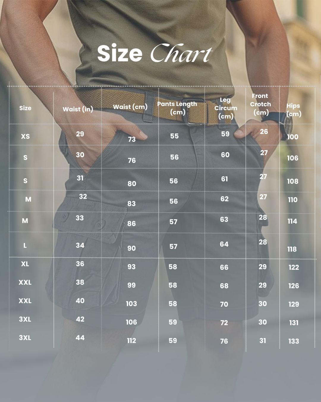 Jenson | Men's Cargo Shorts with Belt Detail
