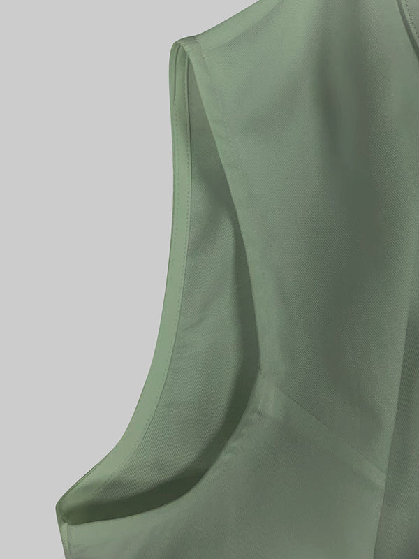 Harriet | Women's Sleeveless Jumpsuit with Zip Detail
