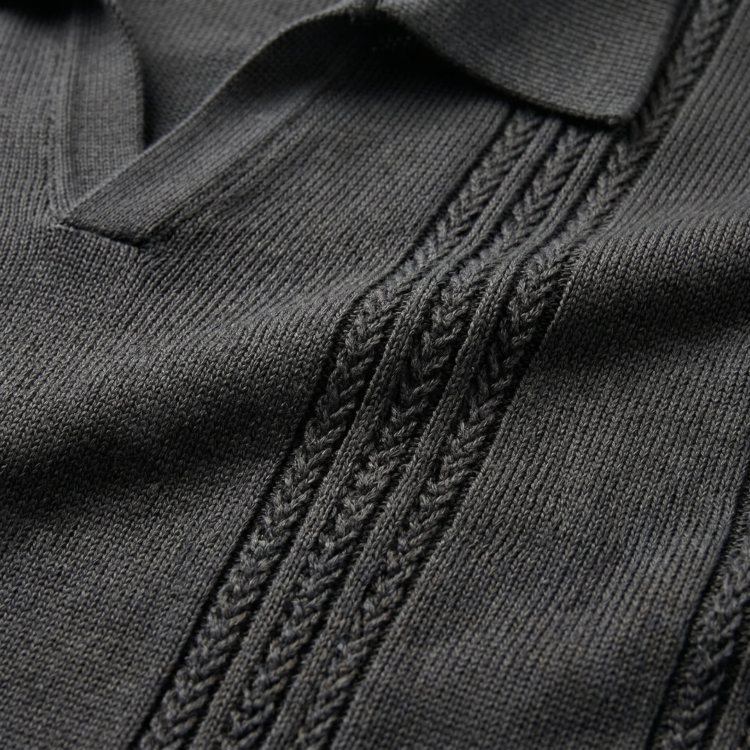 Franco | Men's Knit Polo Shirt for Smart Casual Everyday Wear