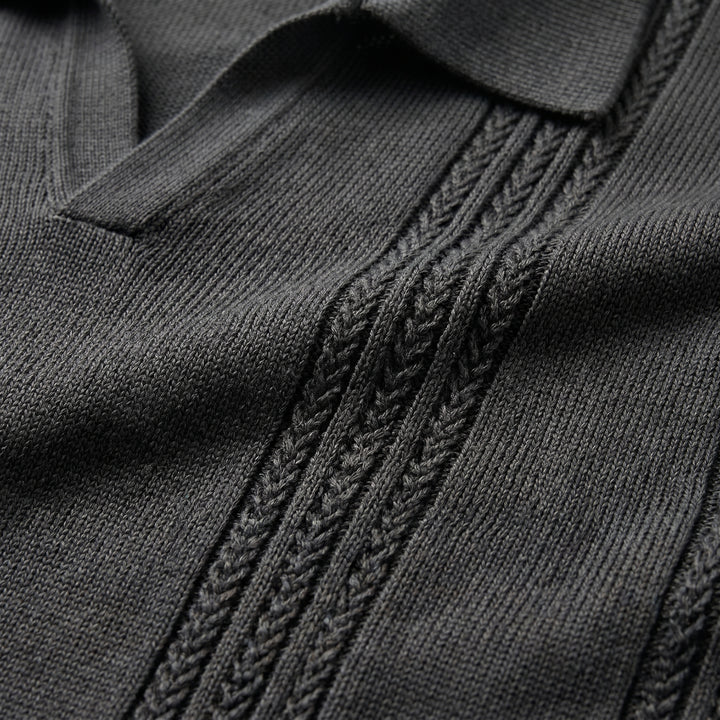 Franco | Men's Knit Polo Shirt for Smart Casual Everyday Wear