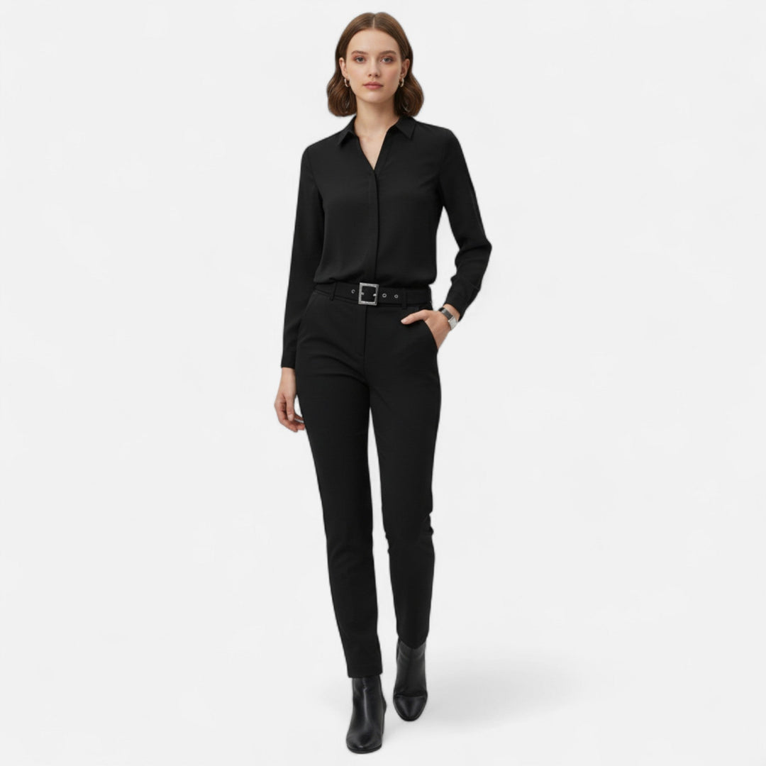 Vivian | Women’s Blouse with a Clean Collared Shape