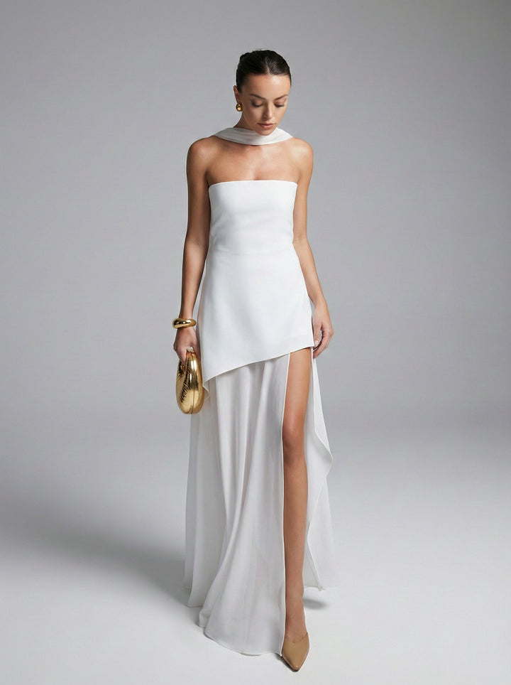 Felicity | Women's Asymmetric Gown for Evening Elegance
