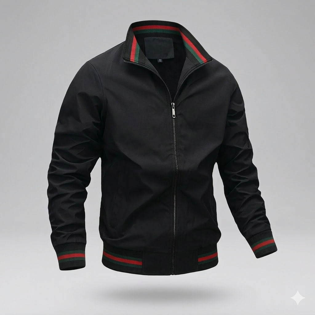 Evan | Men’s Zip Jacket with a Stand Collar