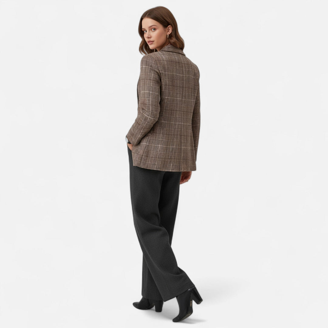 Emilia | Women’s Checked Blazer in a Tailored Fit
