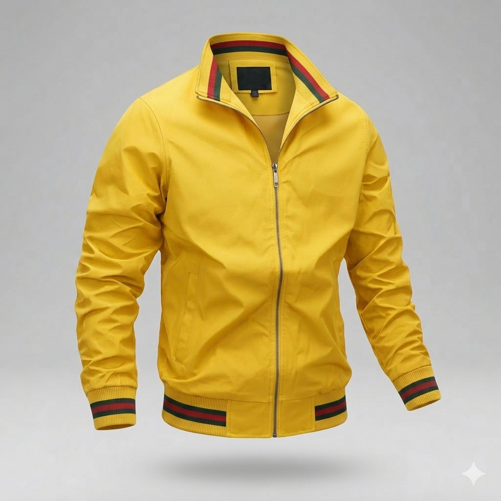 Evan | Men’s Zip Jacket with a Stand Collar