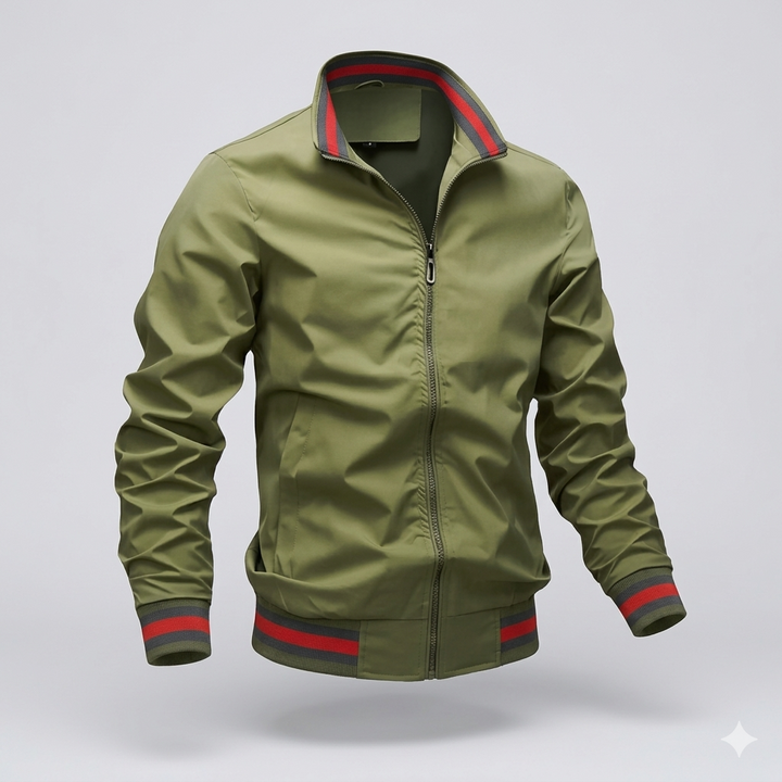 Evan | Men’s Zip Jacket with a Stand Collar