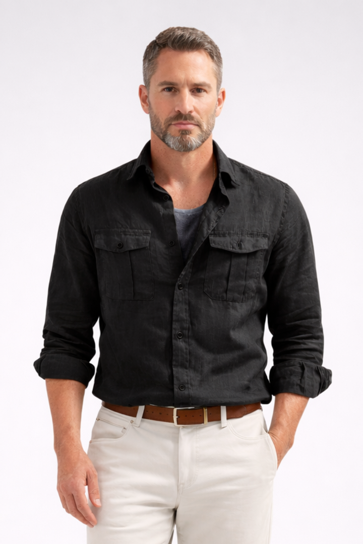Rafael | Men's Linen Shirt for Effortless Style