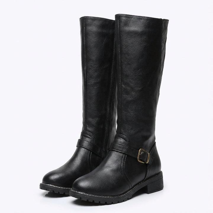 Isla | Women’s Knee High Boots with a Buckle Detail