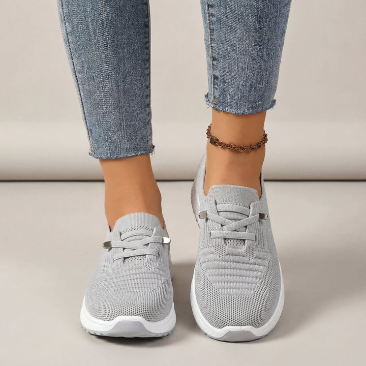 Harriet | Women's Slip-On Trainers with Knitted Detail