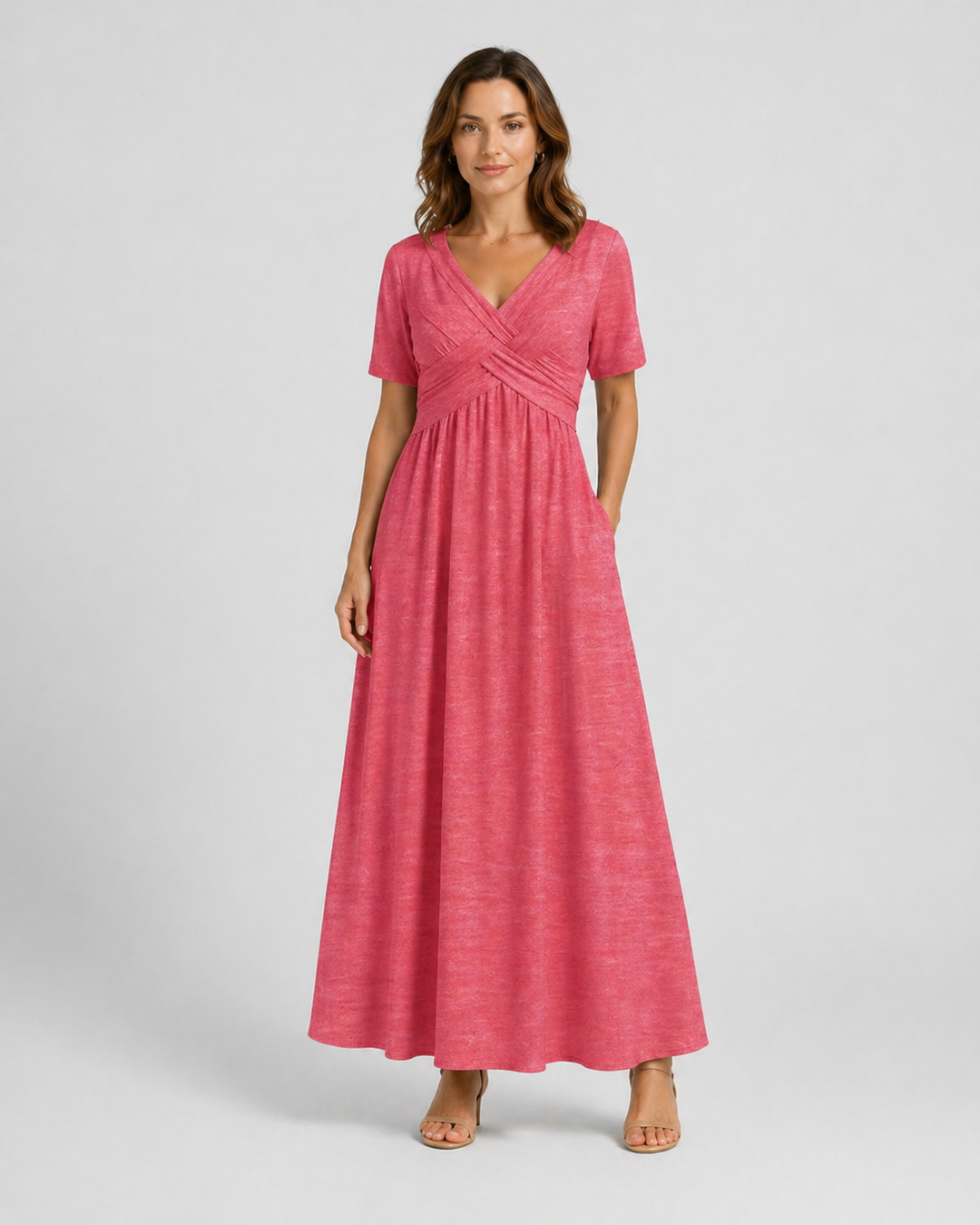 Leyla | Women's Elegant Midi Dress in a Flattering Everyday Silhouette