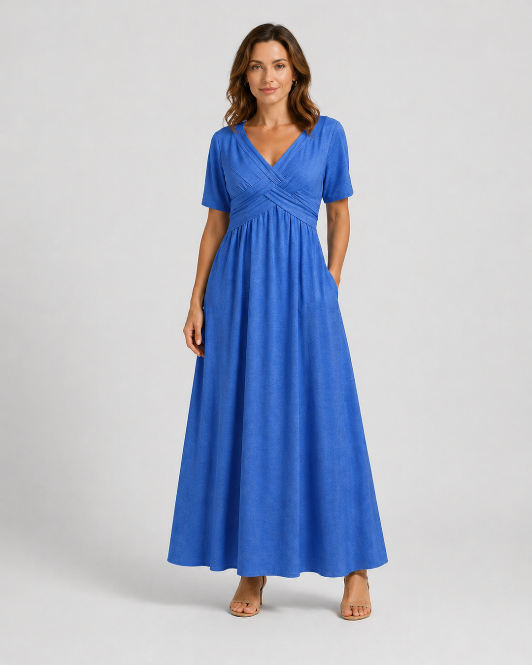 Leyla | Women's Elegant Midi Dress in a Flattering Everyday Silhouette