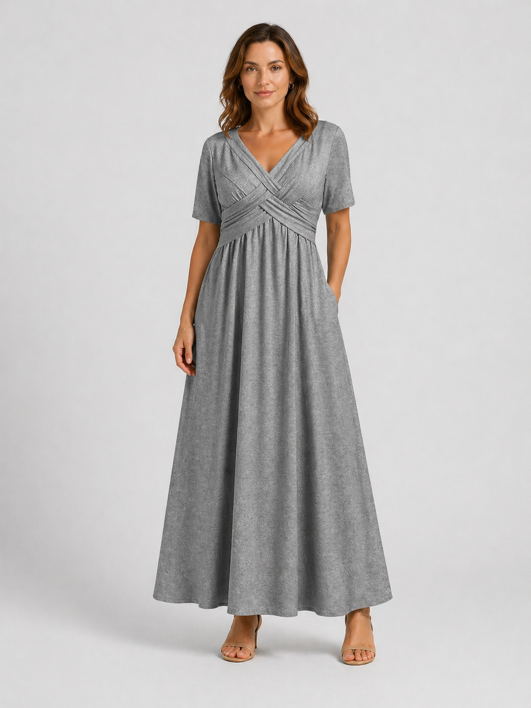 Leyla | Women's Elegant Midi Dress in a Flattering Everyday Silhouette
