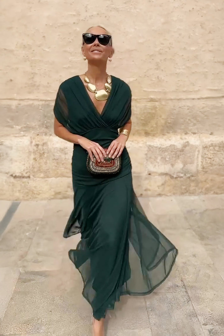 Serena | Women’s Maxi Dress featuring a Wrap Front