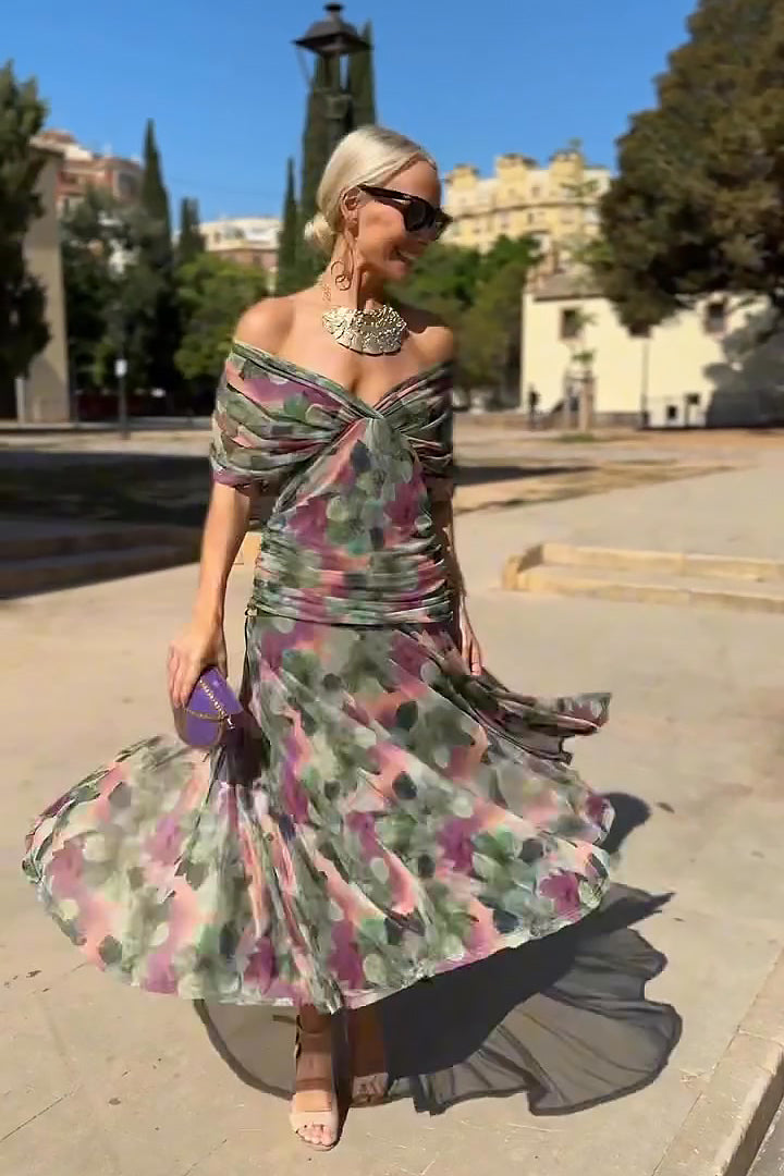 Serena | Women’s Maxi Dress featuring a Wrap Front
