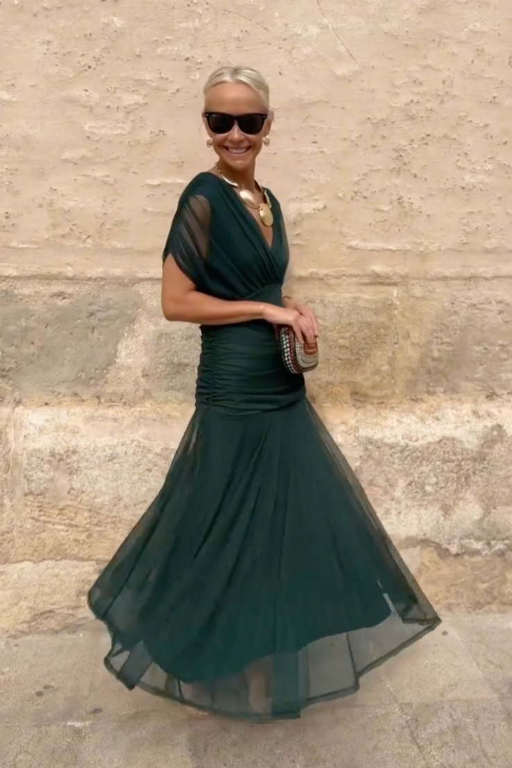 Serena | Women’s Maxi Dress featuring a Wrap Front