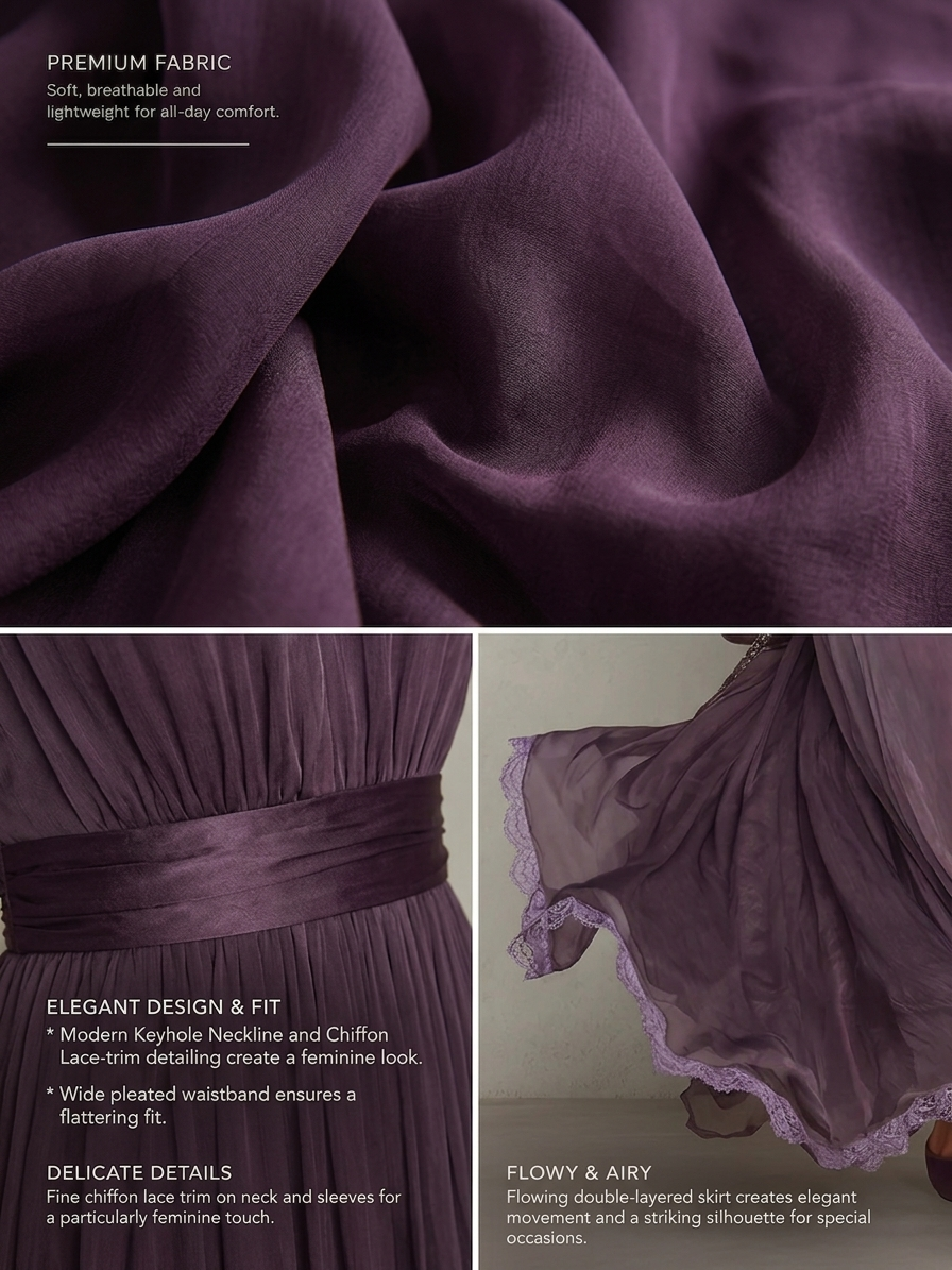 Aurora | Women’s Maxi Dress with a Soft Flowing Skirt