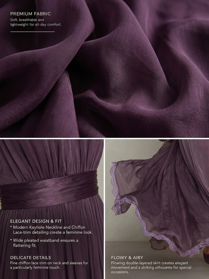 Aurora | Women’s Maxi Dress with a Soft Flowing Skirt