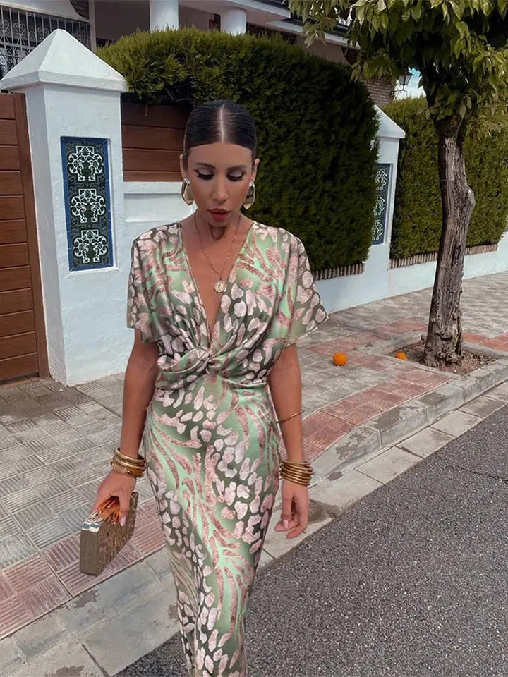 Serena | Women’s Maxi Dress featuring a Wrap Front