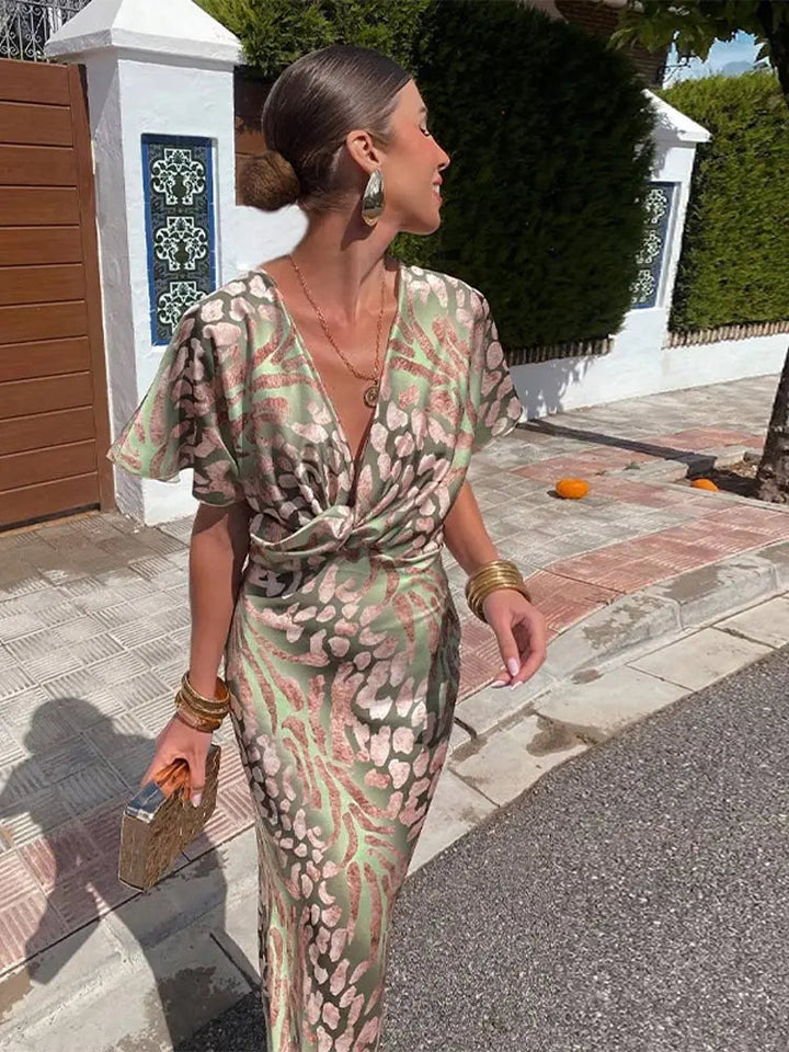 Serena | Women’s Maxi Dress featuring a Wrap Front