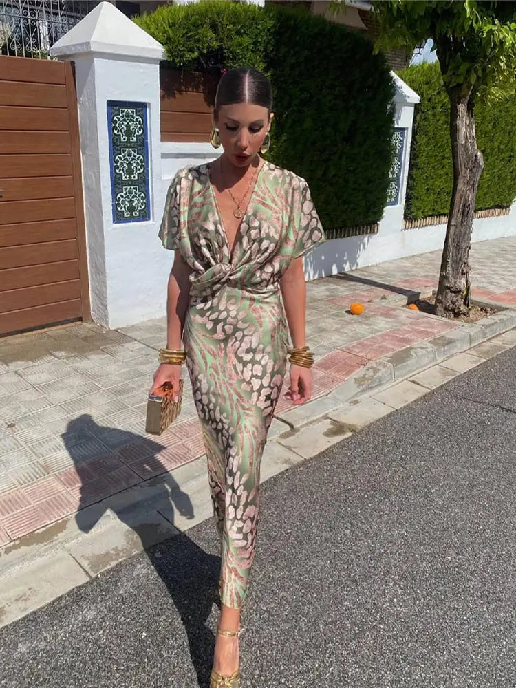 Serena | Women’s Maxi Dress featuring a Wrap Front