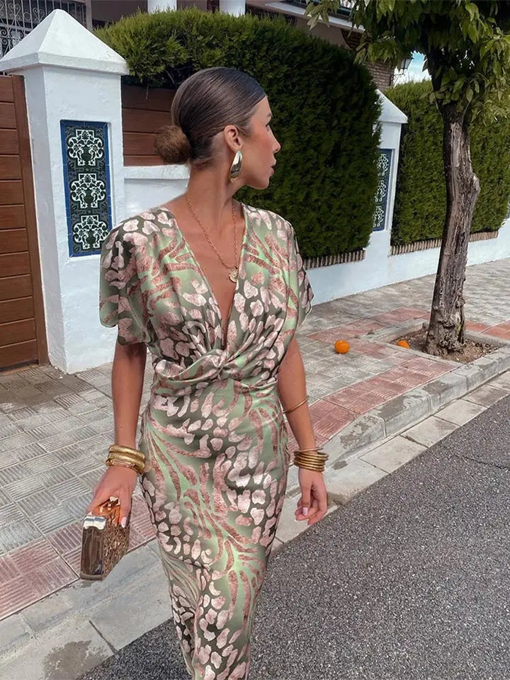 Serena | Women’s Maxi Dress featuring a Wrap Front