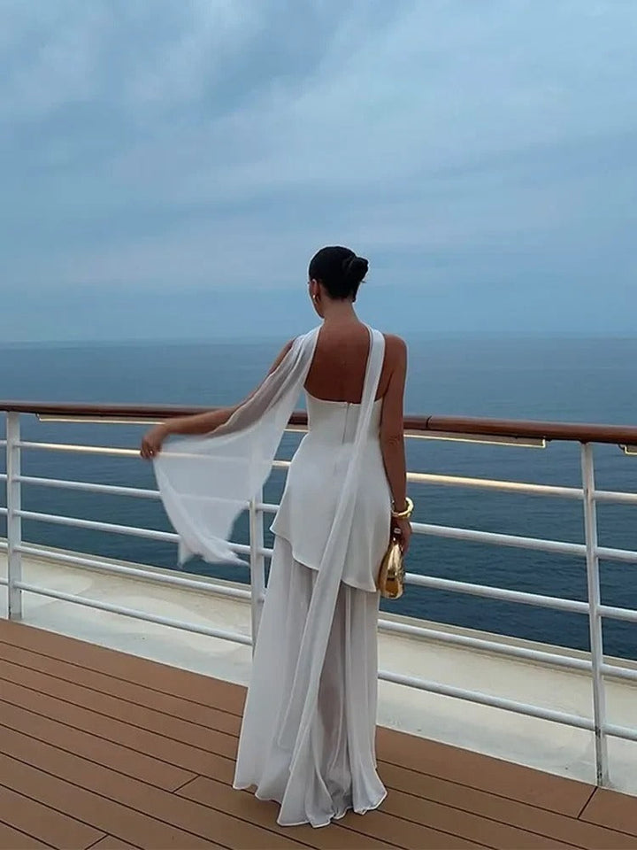 Felicity | Women's Asymmetric Gown for Evening Elegance