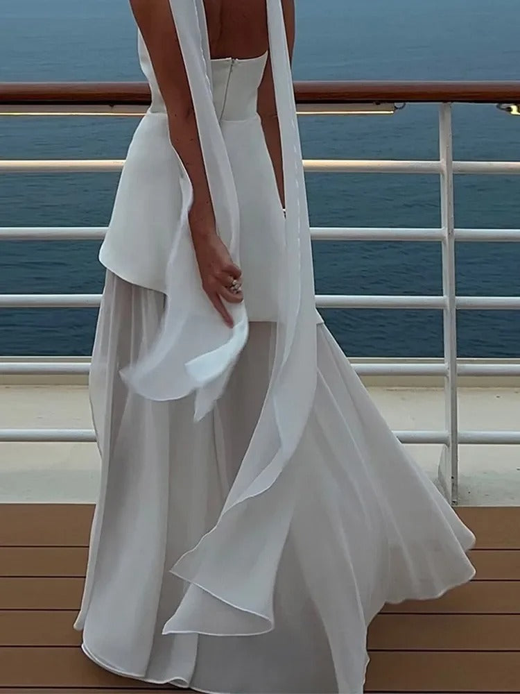 Felicity | Women's Asymmetric Gown for Evening Elegance