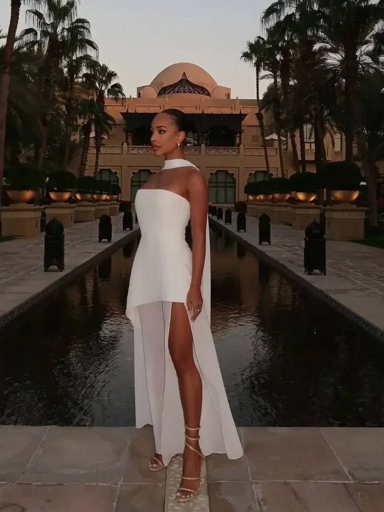 Felicity | Women's Asymmetric Gown for Evening Elegance