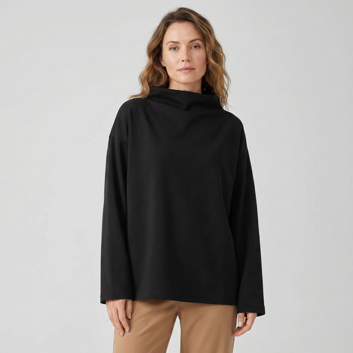 Luneria | Women's Soft Knit Turtleneck Top for Comfortable Everyday Wear