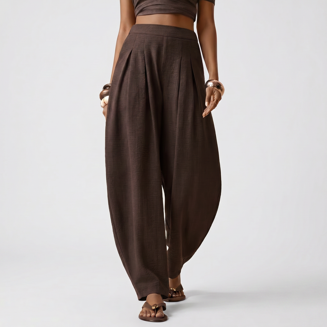 Margot | Women's Casual Loose Fit Long Trousers for Everyday and Home Wear