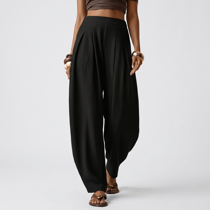 Margot | Women's Casual Loose Fit Long Trousers for Everyday and Home Wear