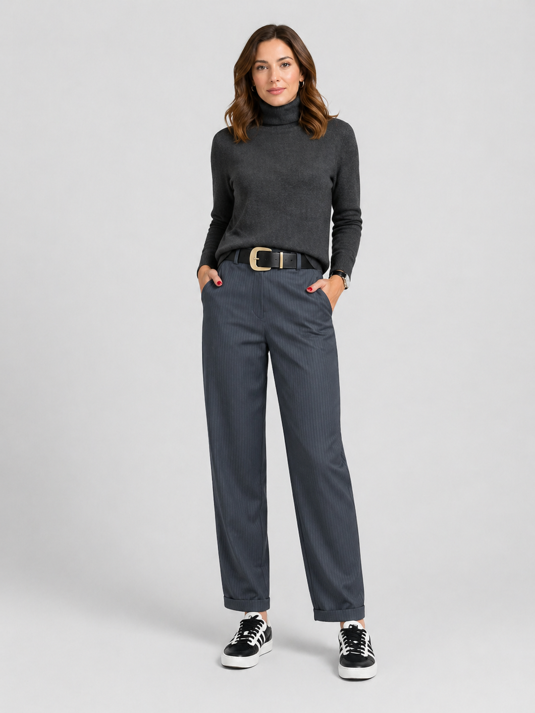 Matilda | Women's Striped Trousers with a Figure-Flattering Fit