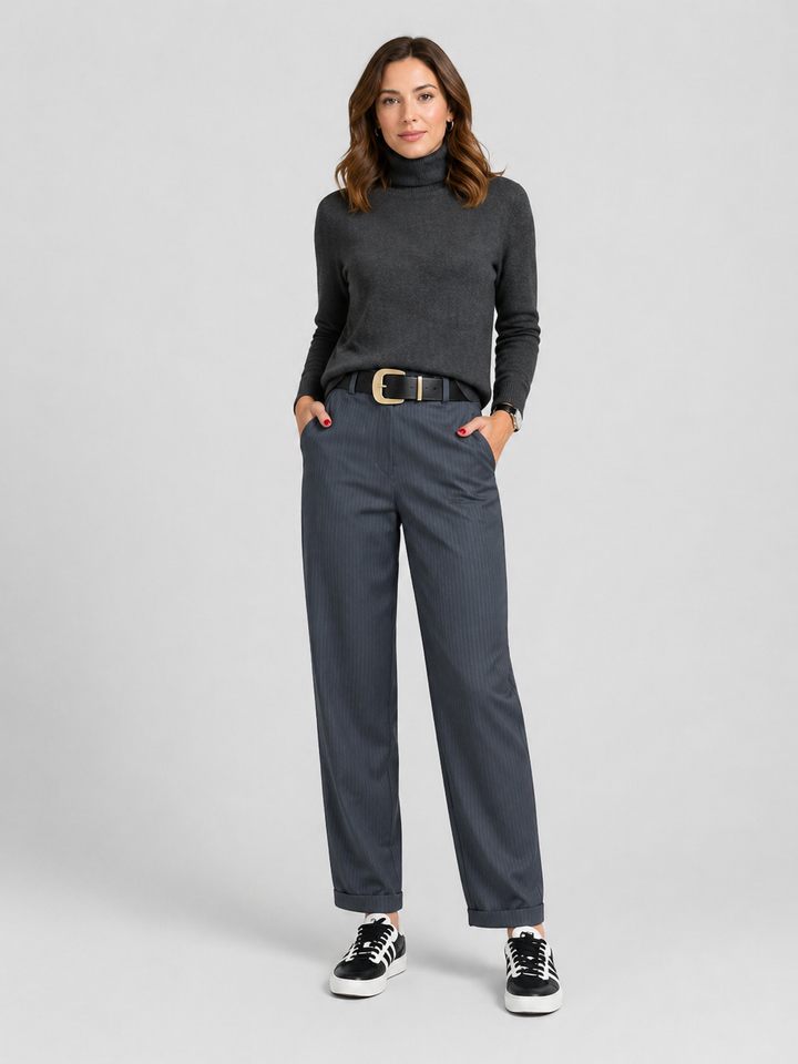 Matilda | Women's Striped Trousers with a Figure-Flattering Fit