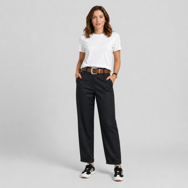 Matilda | Women's Striped Trousers with a Figure-Flattering Fit
