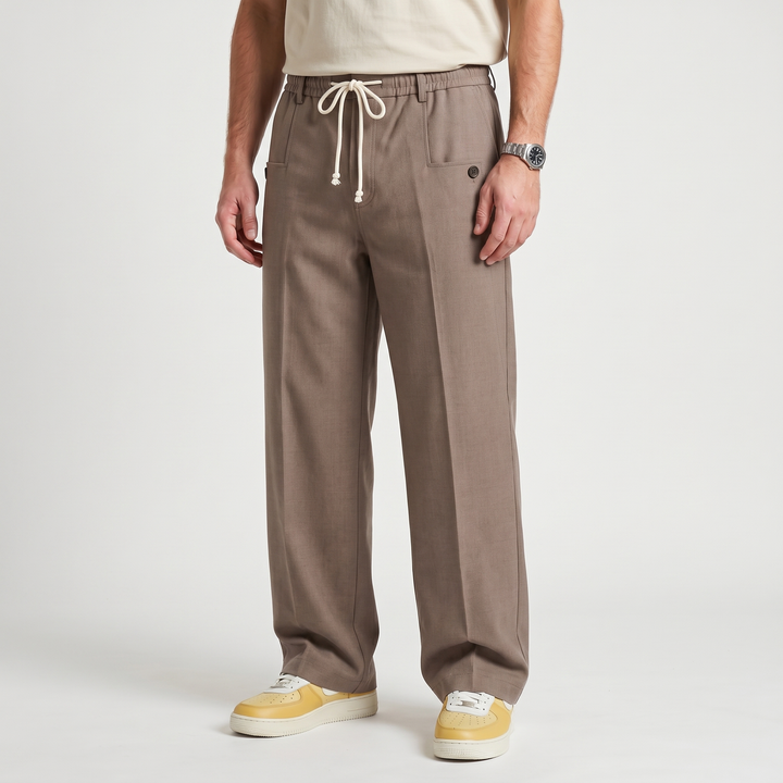 Maxwell | Men's Ferran Ryan Trousers for Smart Casual Everyday Wear